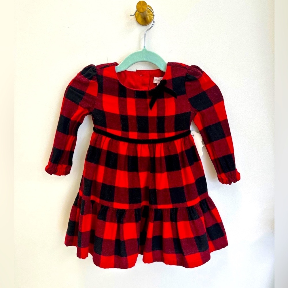 Buffalo Plaid Tommy Bahama Dress Size 12 months